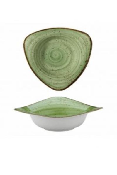 Kütahya Porselen Corendon Salata, Cips, Çerez Çok Amaçlı Üçgen 25 cm Kase