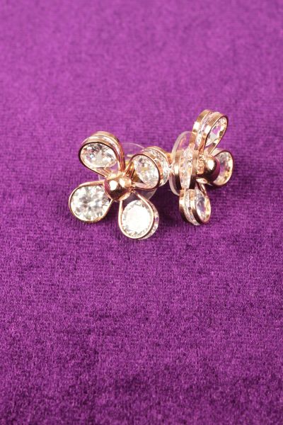 Zarias's Küpe Taşlı Yonca Bronz