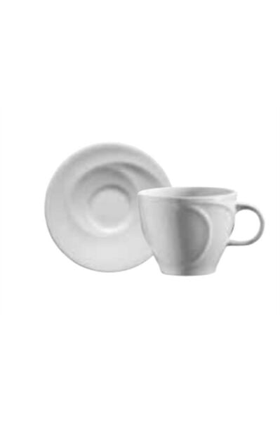 Kütahya Porselen Spiral Çay Fincan Seti 6 'lı