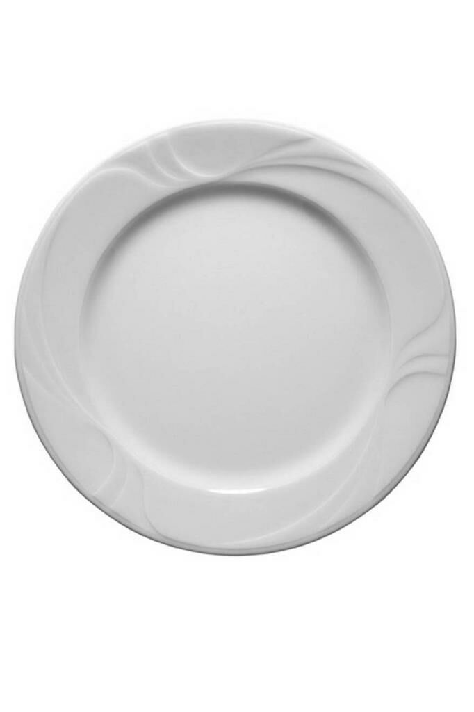 Kütahya Porselen Didim 17 cm Düz Tabak 6 'lı