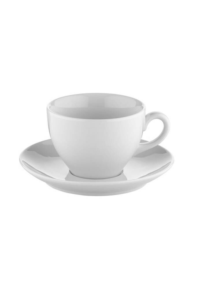 Kütahya Porselen Lima Çay Fincan Seti Krem 6 lı