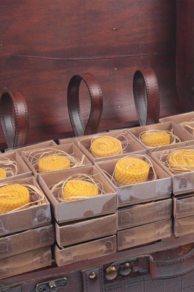 Zarias's Balmumu Tealight Sandıklı Özel Gün Seti 100 lü