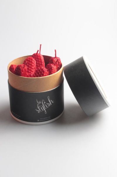 Zarias's Balmumu Kutulu Kalp Tealight 6 lı