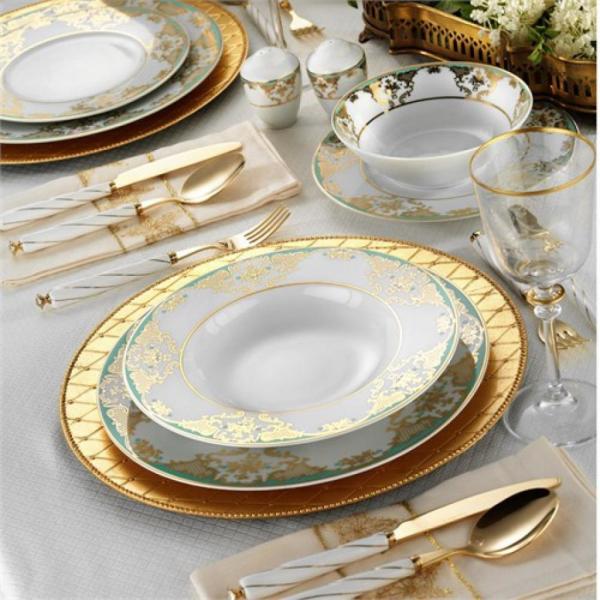 Kütahya Porselen 12 Kişilik 83 Parça 845814 Desenli Yemek Takımı