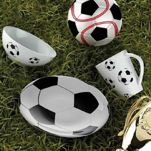 Kütahya Porselen Team Game Football Tek Kişilik Yemek Seti