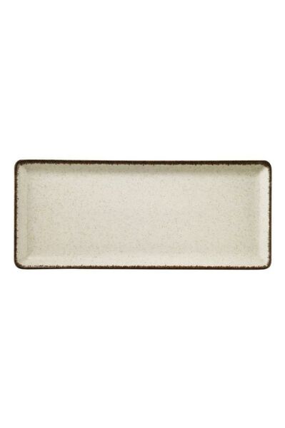 Pearl 35x15 cm Dikdörten Düz Tabak Tarçın