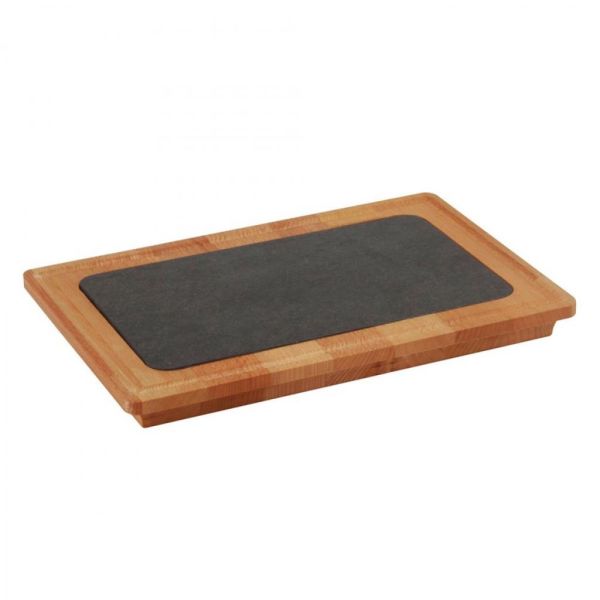 Lava Porselen Plakalı Ahşap Et Tahtası 20x30 cm