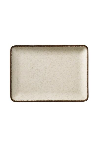 Pearl 27X20 cm Dikdörten Düz Tabak Tarçın