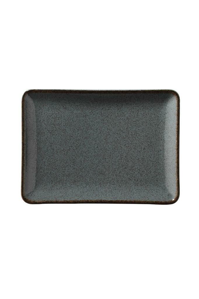 Pearl 27x20 cm Dikdörten Düz Tabak Mavi