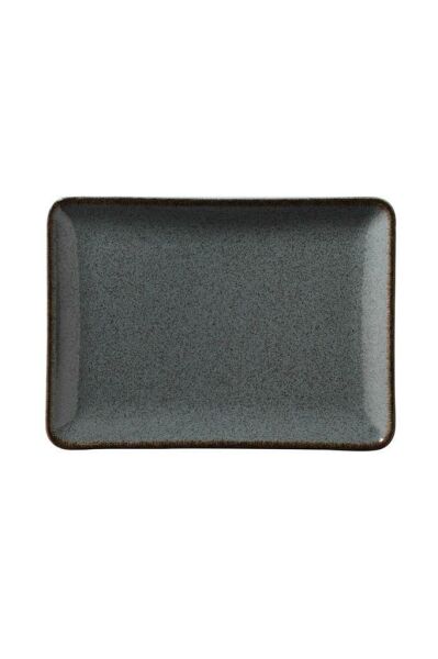 Pearl 27x20 cm Dikdörten Düz Tabak Mavi