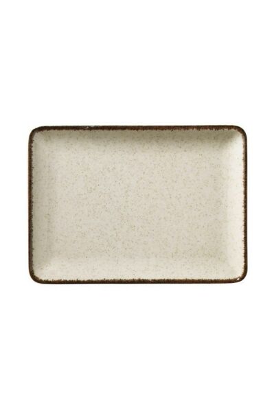 Pearl 30x22 cm Dikdörten Düz Tabak Tarçın