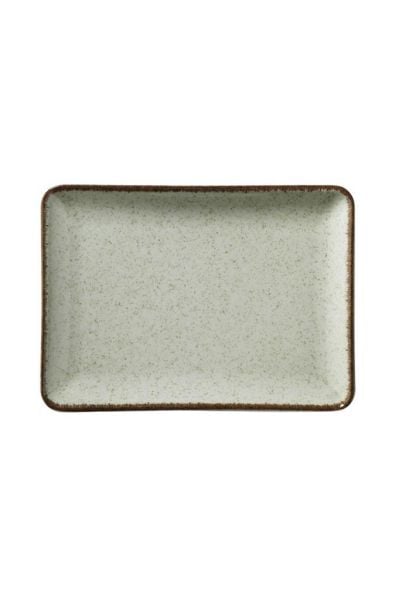 Pearl 23X17 cm Dikdörten Düz Tabak Yeşil