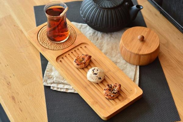 Bambum Serra - 34 cm Çay Sunum