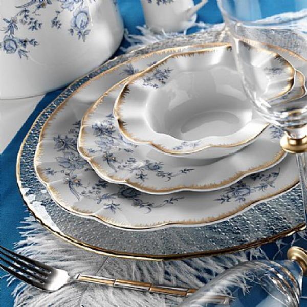 Kütahya Porselen Nil 83 Parça 29671 Dekor Yemek Takımı