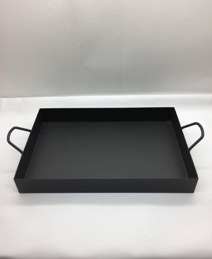 Behçet Dikdörtgen Sunum Tepsisi Füme 20*30 Cm