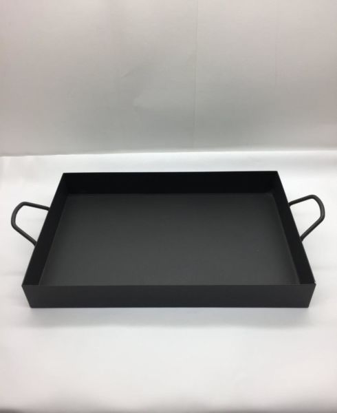 Behçet Dikdörtgen Sunum Tepsisi Füme 20*30 Cm