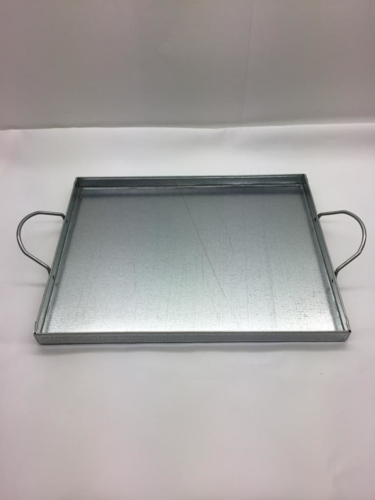 Behçet Dikdörtgen Sunum Tepsisi Metal 18*23 Cm