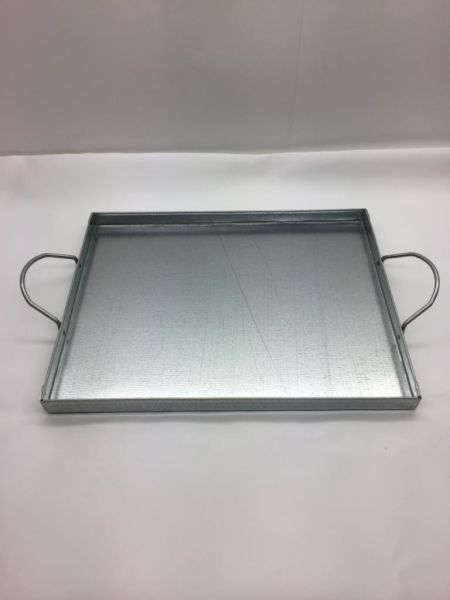 Behçet Dikdörtgen Sunum Tepsisi Metal 18*23 Cm