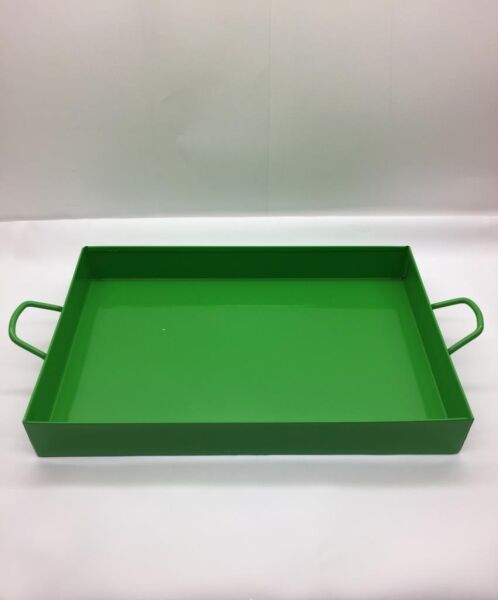 Behçet Dikdörtgen Sunum Tepsisi Yeşil 20*30 Cm