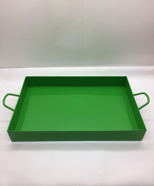 Behçet Dikdörtgen Sunum Tepsisi Yeşil 20*30 Cm