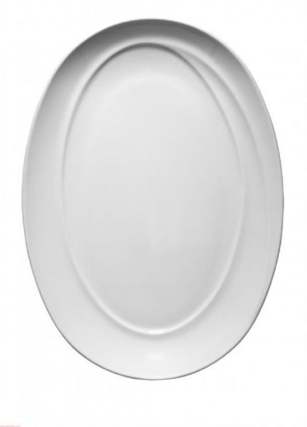 Kütahya Porselen Spiral Serisi Kayık Tabak 32 Cm