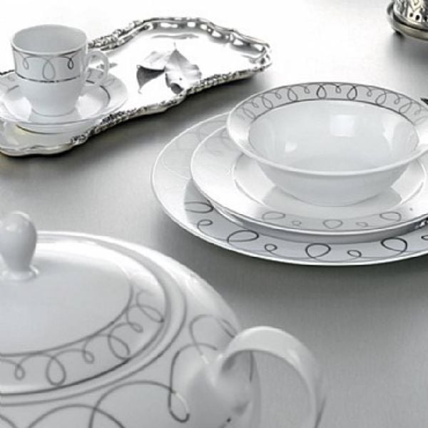 Kütahya Porselen Stella 5100 Desen Yemek Takımı