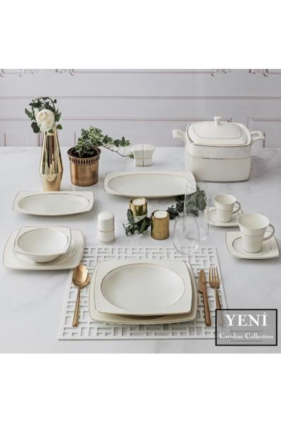 Güral Porselen Caroline 85 Parça Yemek Takımı 5113