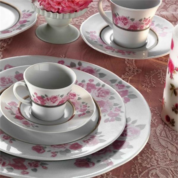 Kütahya Porselen Lindos 12 Kişilik 83 Parça 62747 Desen Yemek Takımı