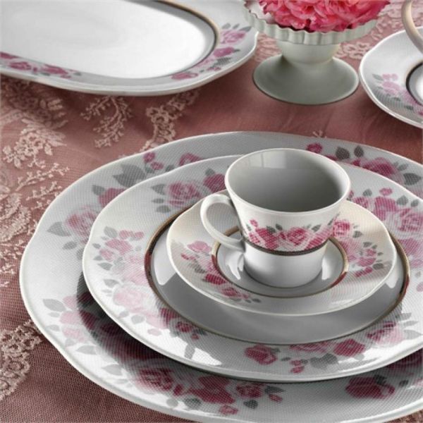 Kütahya Porselen Lindos 12 Kişilik 83 Parça 62747 Desen Yemek Takımı