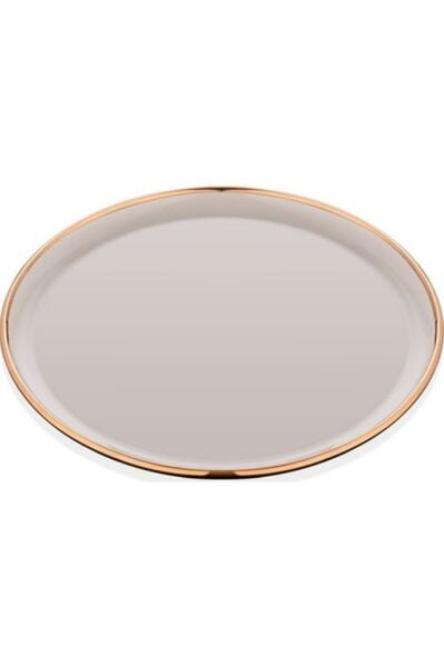 Glore Pasta Tabağı Seti 6 lı Krem Rose Gold