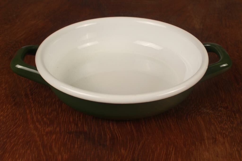 Emaye Küçük Sahan Asker Yeşili 17 Cm