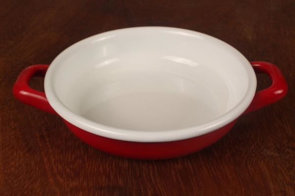 Emaye Küçük Sahan Kırmızı 17 Cm