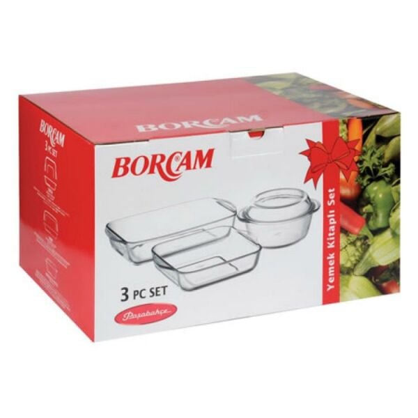 Paşabahçe 159100 Borcam Set 3 lü