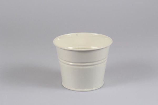 Galvaniz Kova Kırık Beyaz 14 Cm