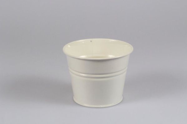 Galvaniz Kova Kırık Beyaz 14 Cm