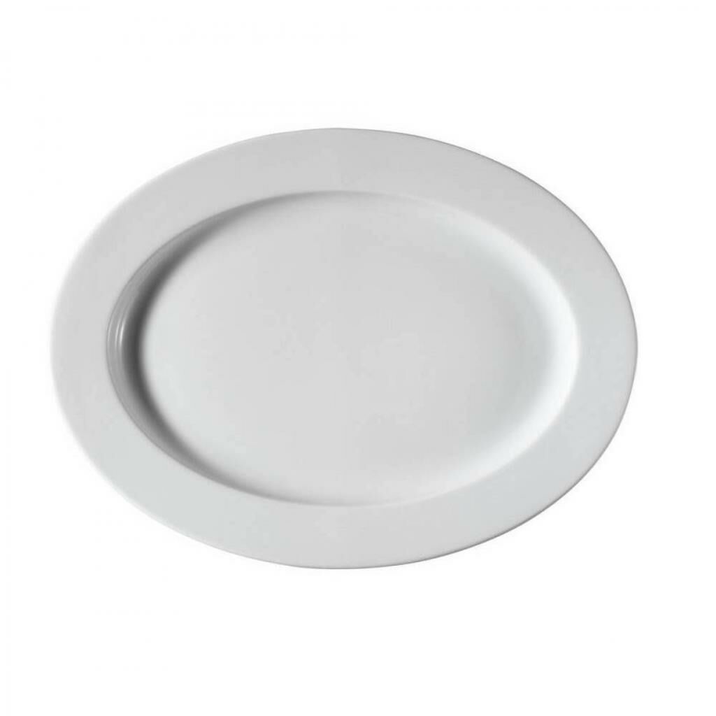 Kütahya Porselen Pera Serisi Kayık Tabak 28 Cm