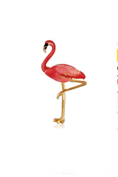 Zarias's Broş Flamingo