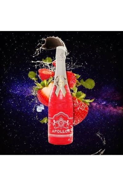 MB Apollon Alkolsüz Şampanya Çilek Aromalı Simli