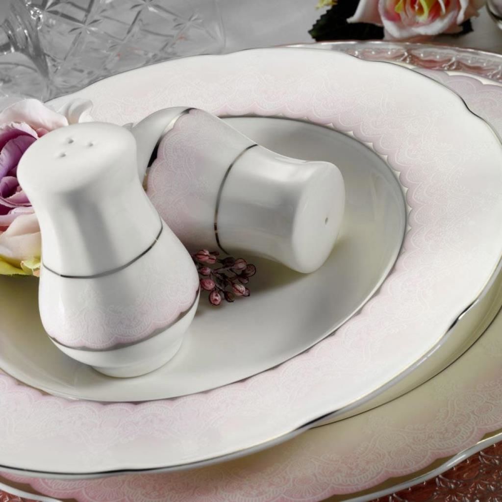 Kütahya Porselen Bone Olympos 62 Parça 92904 Desenli Yemek Takımı