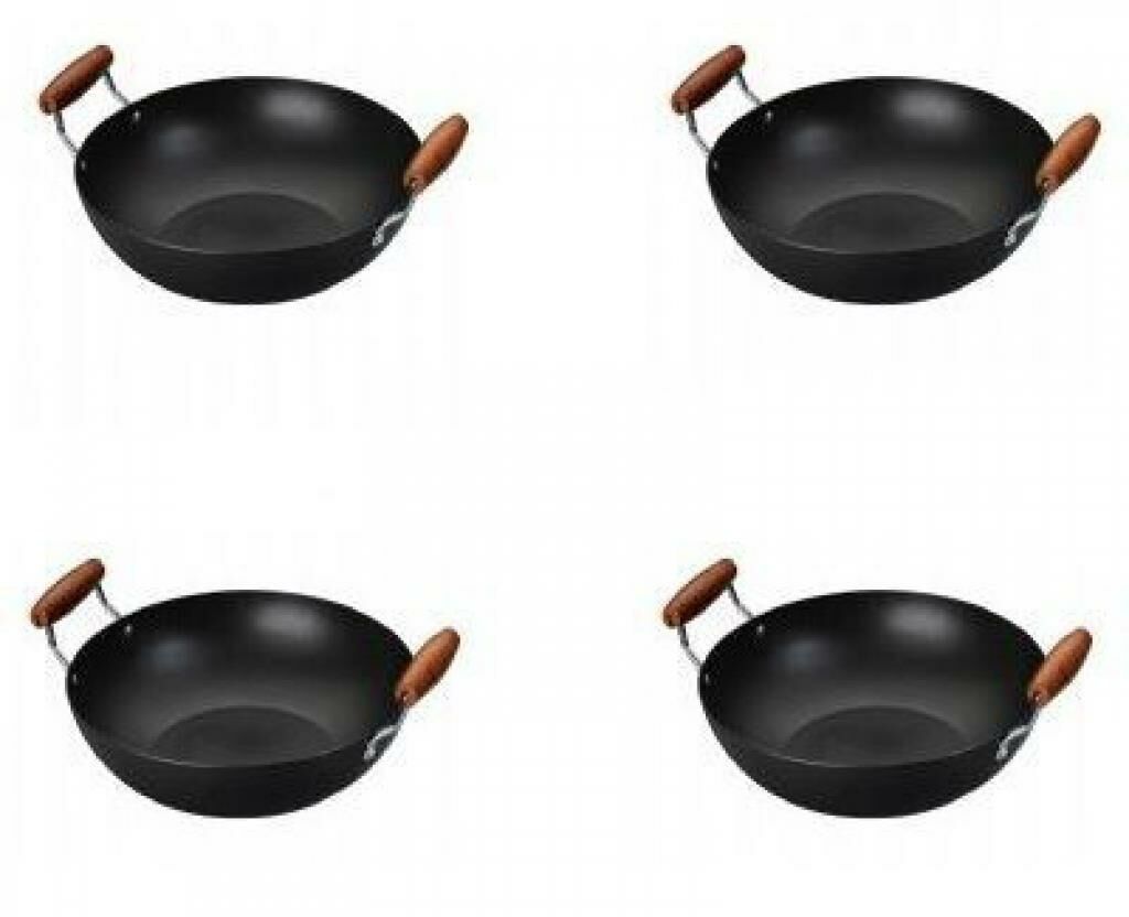 İkram Dünyası Çelik Kavurma Saçı Derin Teflon 30 CM.