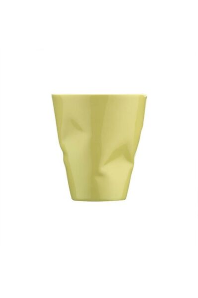 Kütahya Porselen Crash Kahve Fincan Seti 100 cc Sarı 3 lü