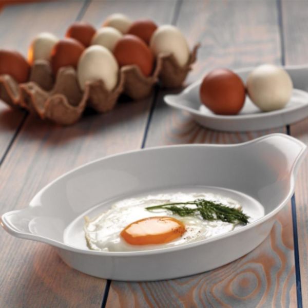 Kütahya Porselen Tavola Serisi Porselen Yumurta Sahanı