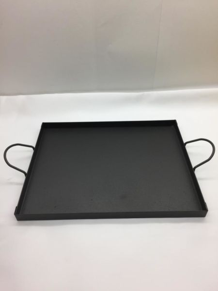 Behçet Dikdörtgen Sunum Tepsisi Füme 18*23 Cm