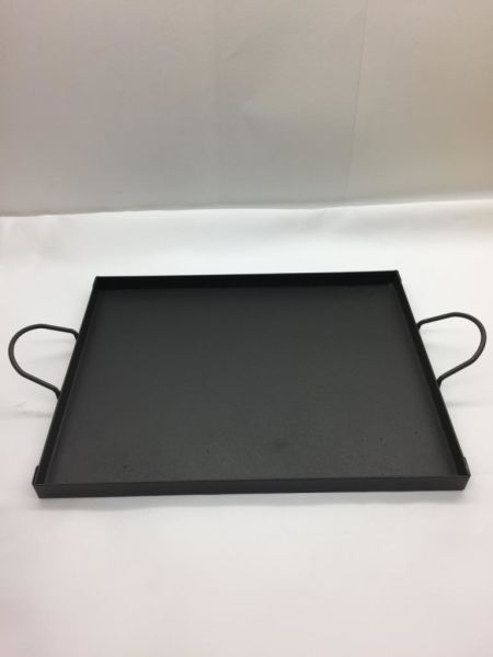 Behçet Dikdörtgen Sunum Tepsisi Füme 18*23 Cm