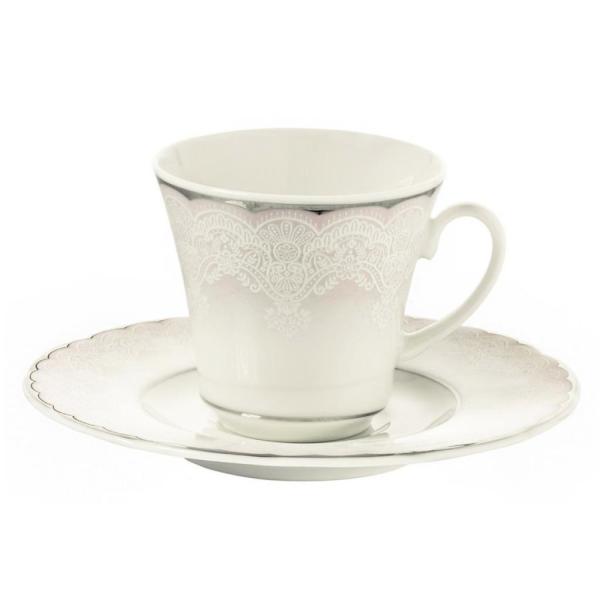 Kütahya Porselen Bone Olympos 92904 Desen Çay Fincan Takımı