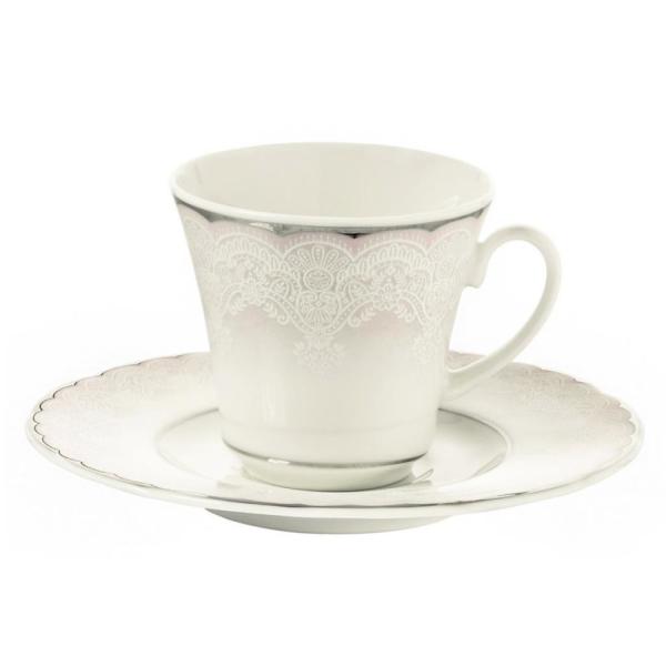Kütahya Porselen Bone Olympos 92904 Desen Çay Fincan Takımı