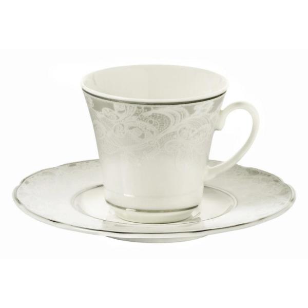 Kütahya Porselen Bone Olympos 9287 Desen Çay Fincan Takımı
