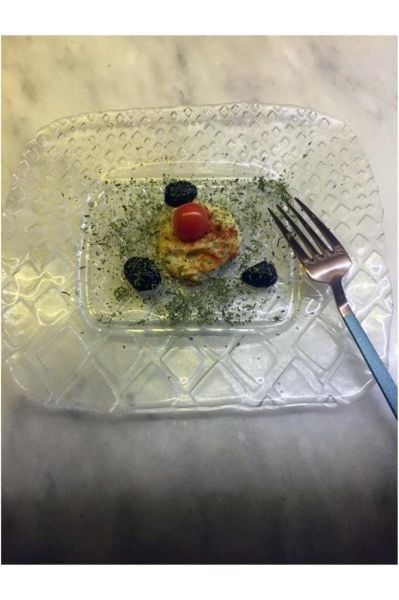 İkram Dünyası Dikdörtgen Cam Meze Tabağı 4 lü 19x23 cm