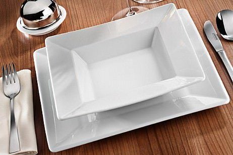 Kütahya Porselen Maya Serisi Çukur Tabak 22 Cm 6 Adet