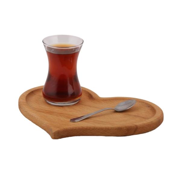 Woodpeckers Cor Tray Çay Tepsisi (Kayın)